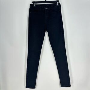 UNIQLO Women’s Black Skinny Leg Denim Jeans Sz 26